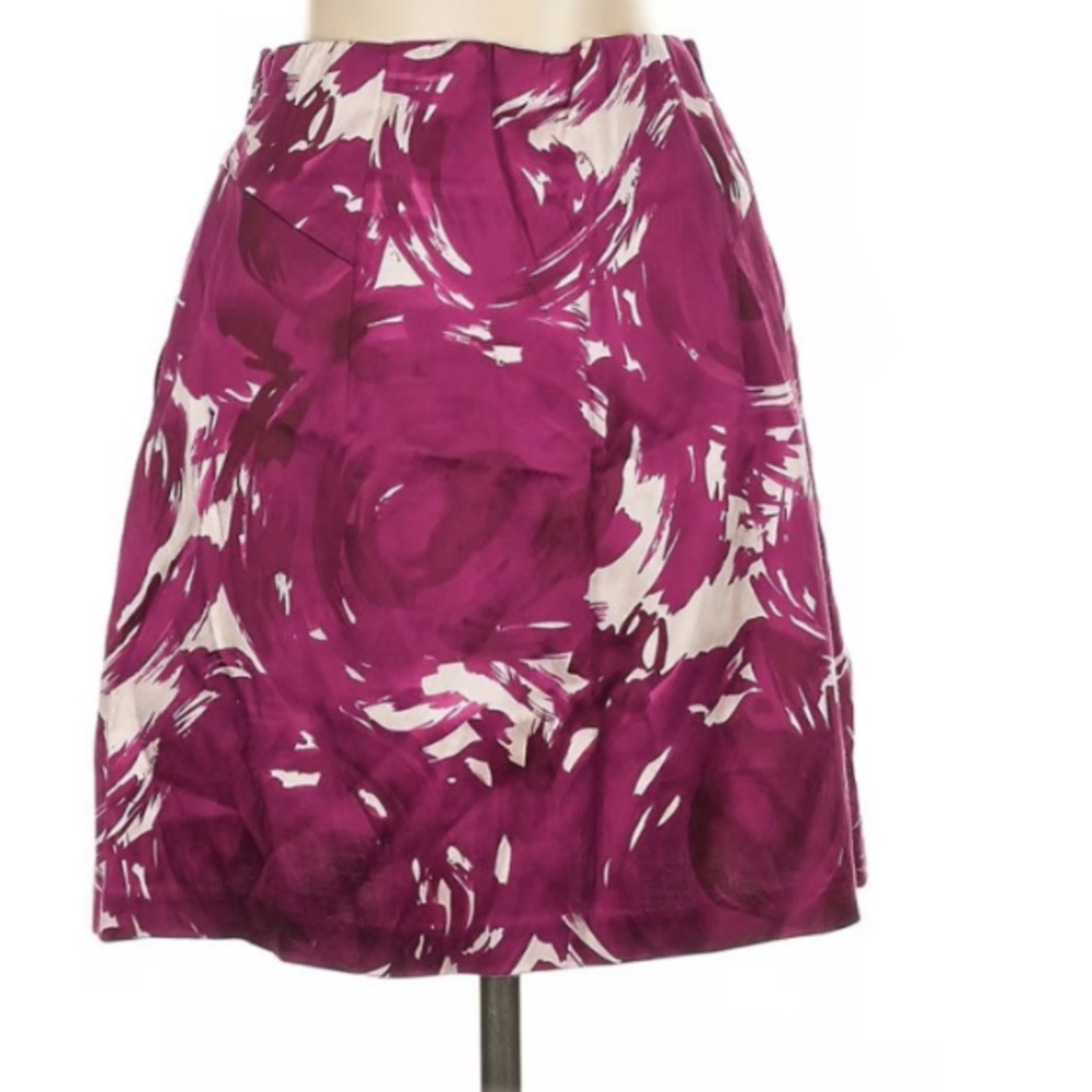 Theory Size 2 Silk Floral skirt